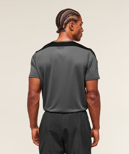 Gymshark Arrival Block T-Shirt - Dark Grey