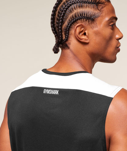 Gymshark Arrival Block Tank - Black