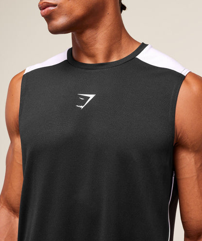 Gymshark Arrival Block Tank - Black