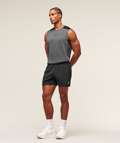 Gymshark Arrival Block Tank - Dark Grey