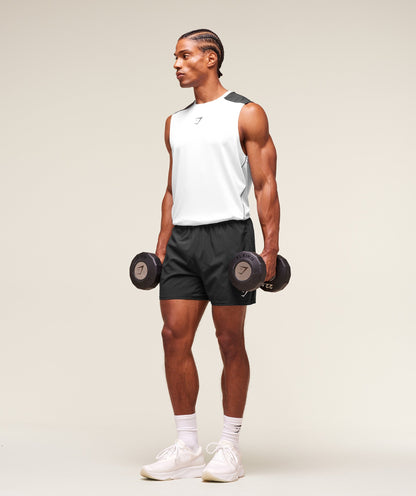 Gymshark Arrival Block Tank - White
