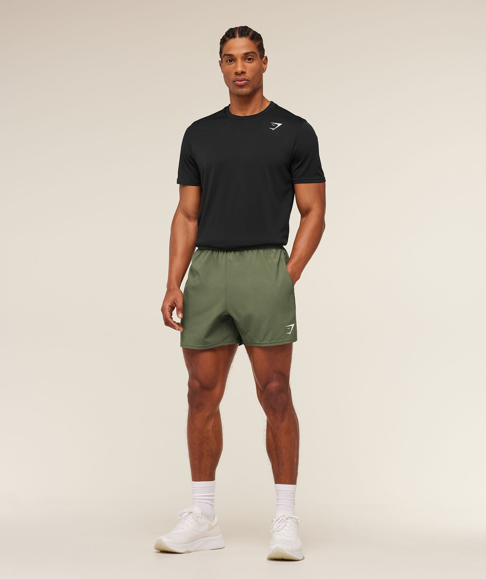 Gymshark Arrival 5" Shorts - Core Olive