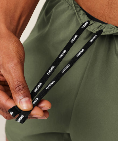 Gymshark Arrival 5" Shorts - Core Olive