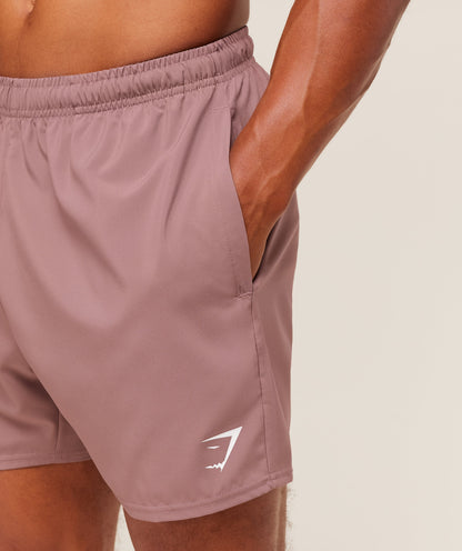 Gymshark Arrival 5" Shorts - Chestnut Pink
