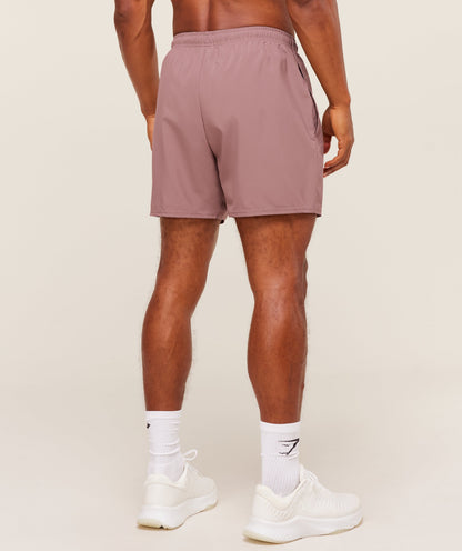 Gymshark Arrival 5" Shorts - Chestnut Pink