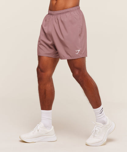 Gymshark Arrival 5" Shorts - Chestnut Pink