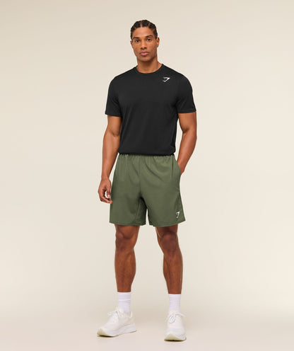 Gymshark Arrival 7" Shorts - Core Olive