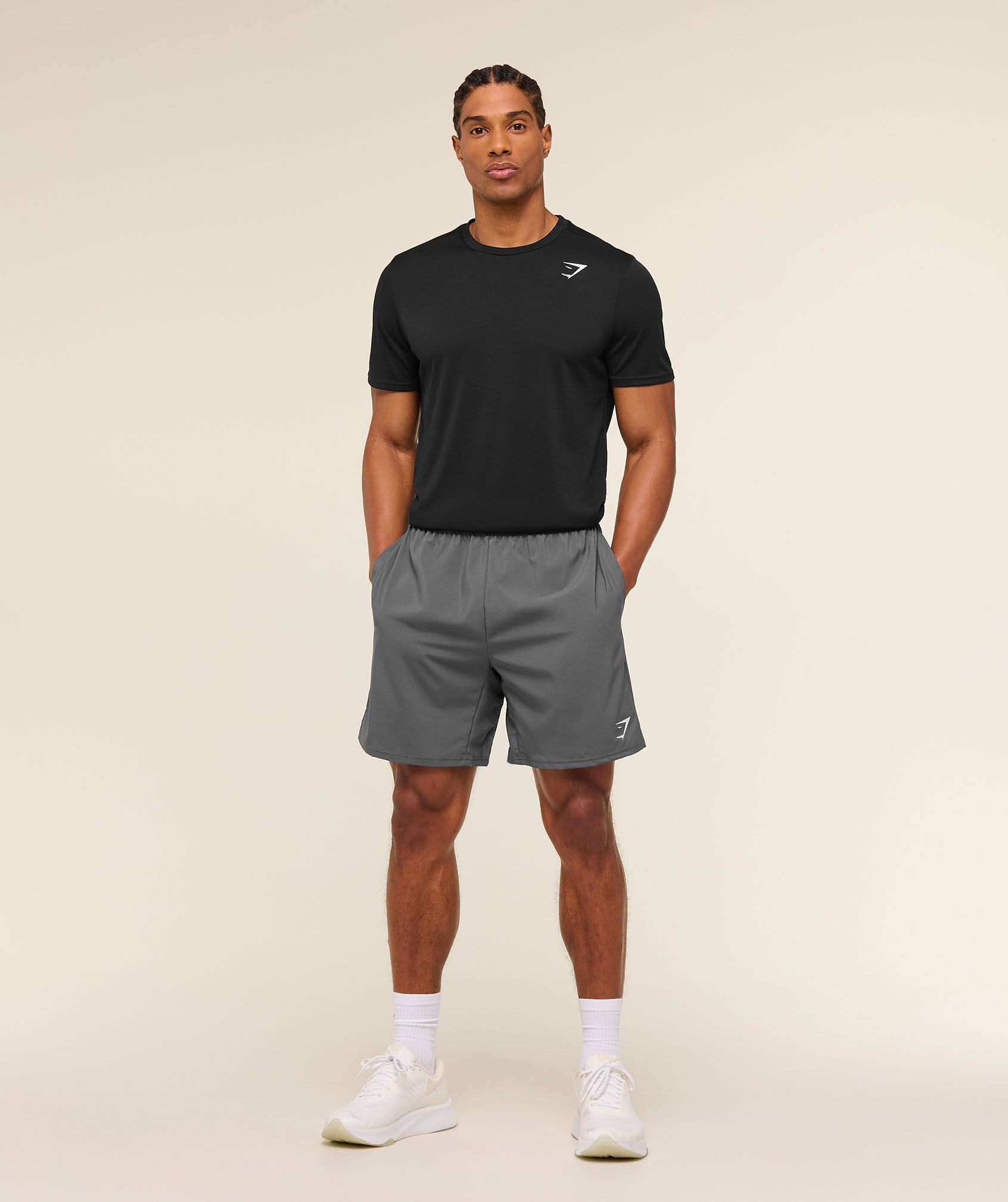 Gymshark Arrival 7" Shorts - Silhouette Grey