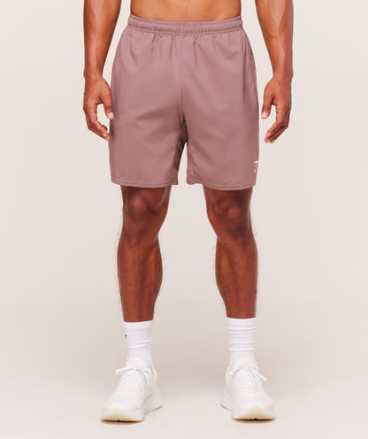 Gymshark Arrival 7" Shorts - Chestnut Pink