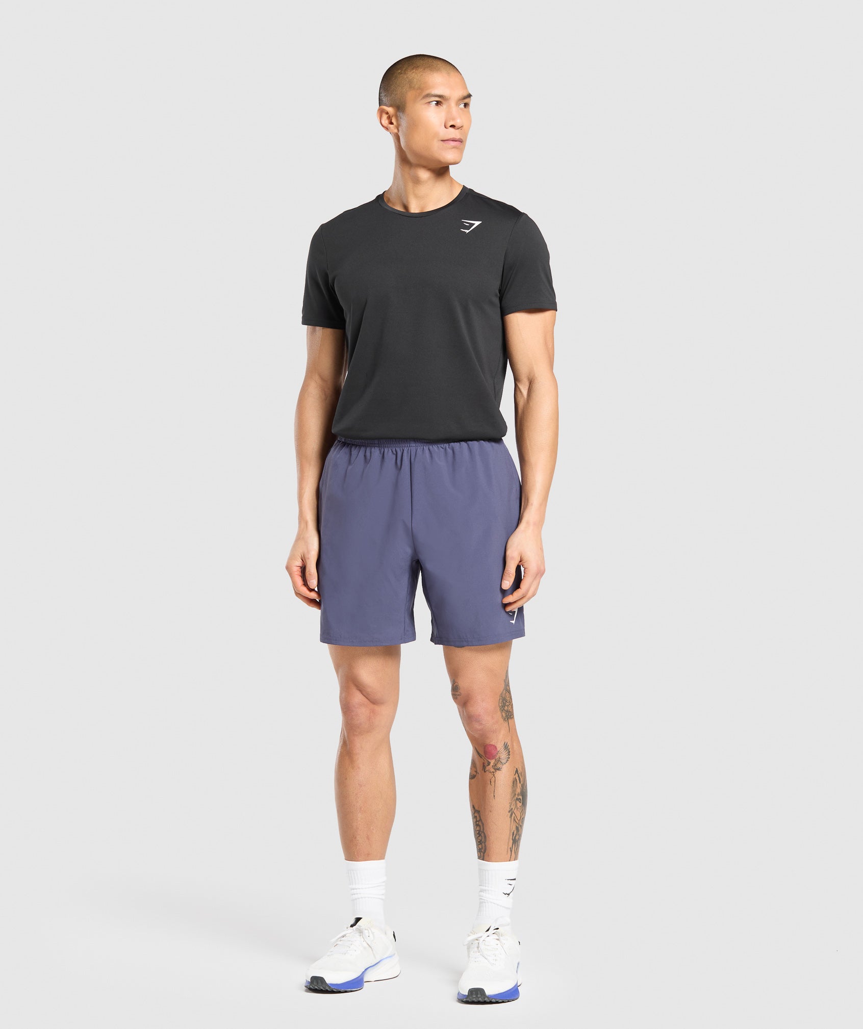 Gymshark Arrival 7" Shorts - Weighted Purple