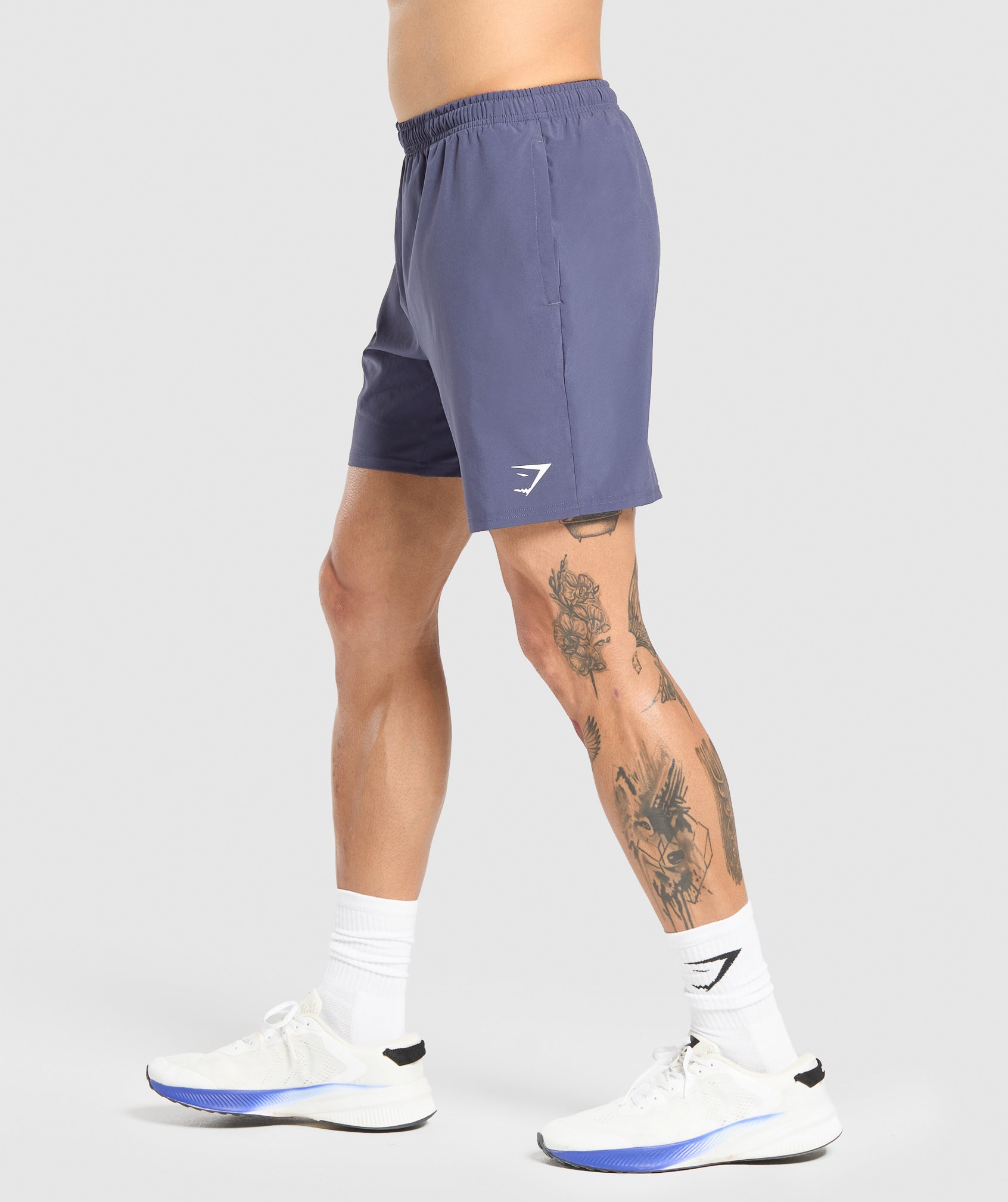 Gymshark Arrival 7" Shorts - Weighted Purple
