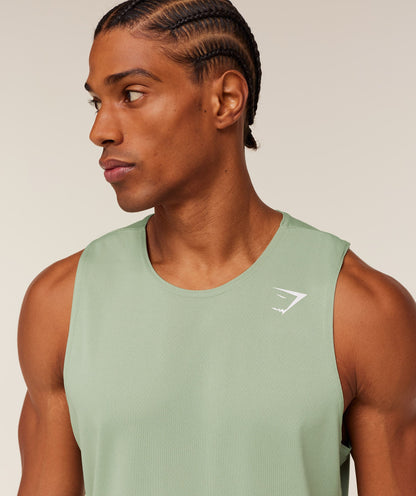 Gymshark Arrival Tank - GS Haze Green