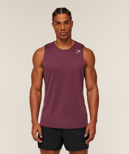 Gymshark Arrival Tank - GS Impact Burgundy
