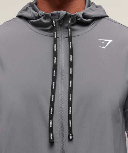 Gymshark Arrival Track Jacket - Silhouette Grey
