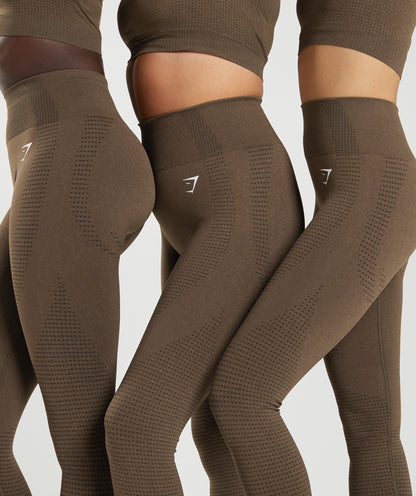 Gymshark Vital Regular Leggings - Espresso Marl