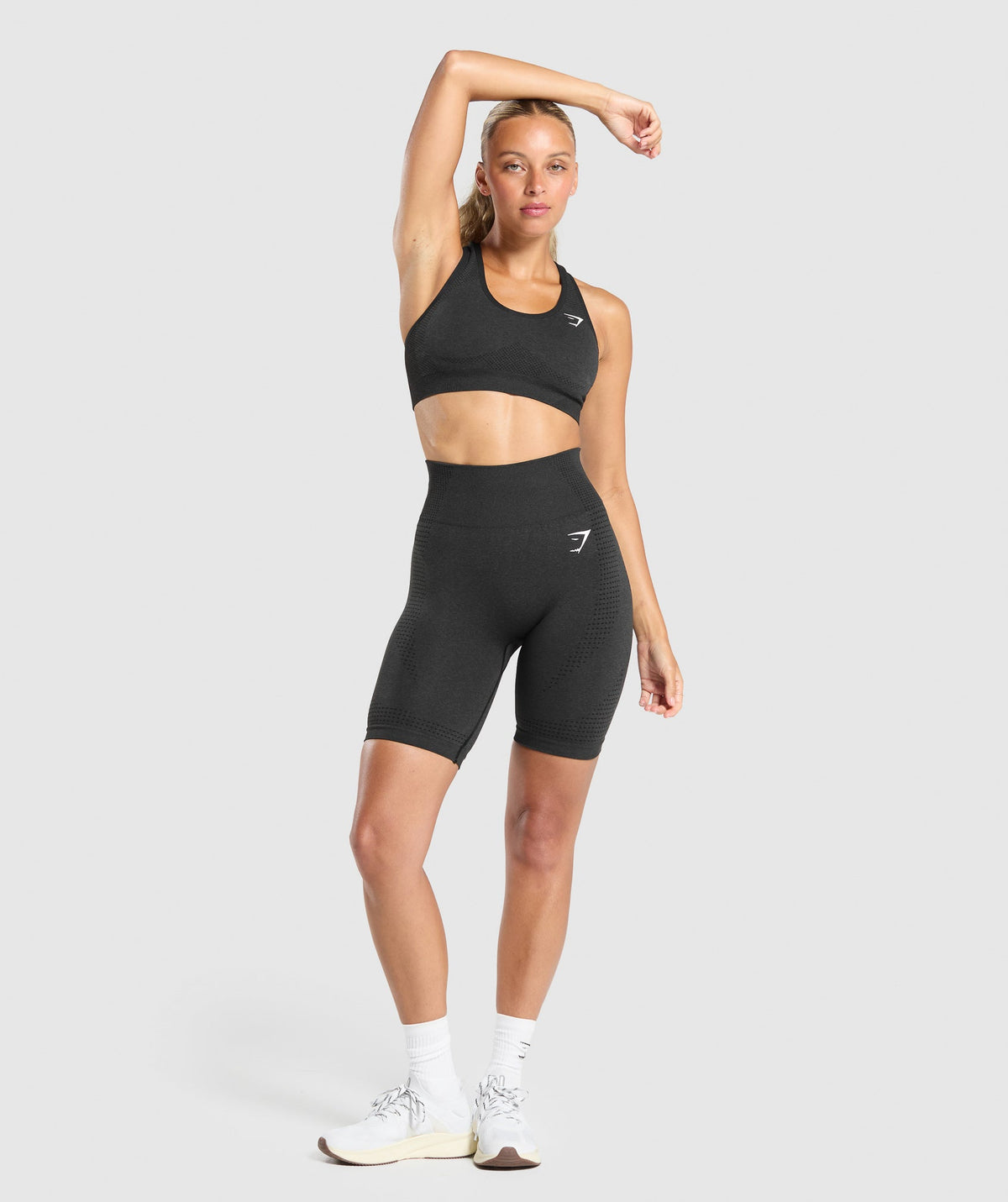 Gymshark Vital 7" Shorts - Black Marl