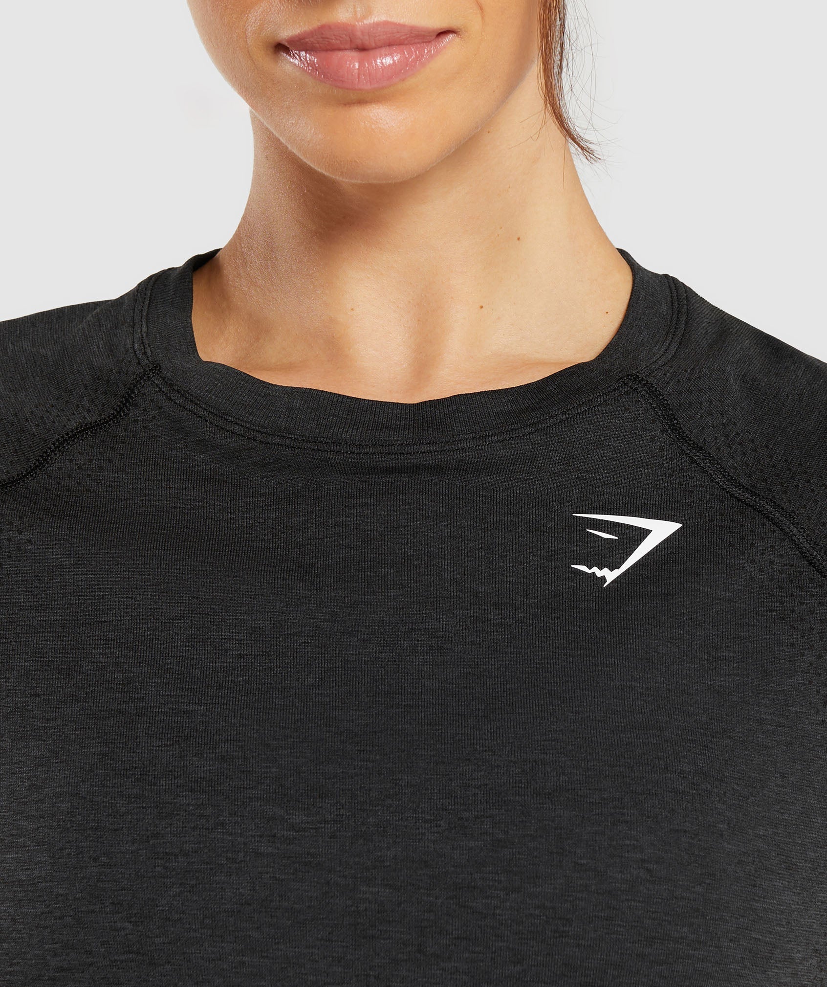 Gymshark Vital Light T-Shirt - Black Marl