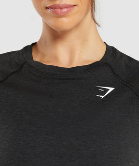 Gymshark Vital Light T-Shirt - Black Marl
