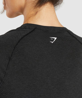 Gymshark Vital Light T-Shirt - Black Marl