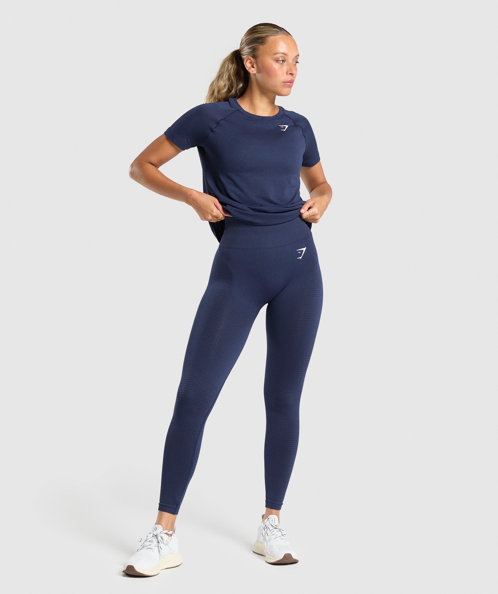 Gymshark Vital Light T-Shirt - Heavy Blue Marl