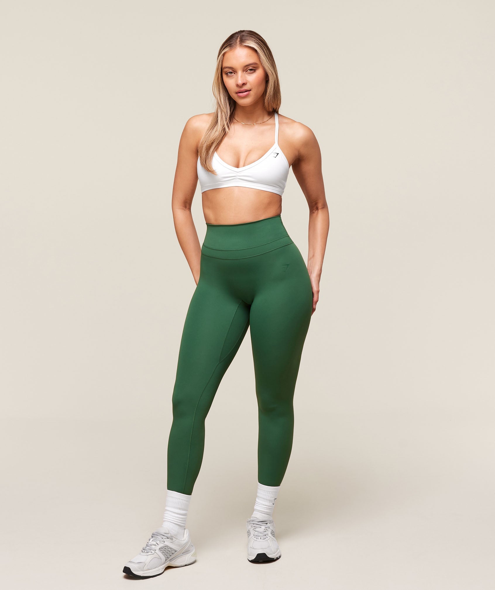Gymshark Minimal Sports Bra - White