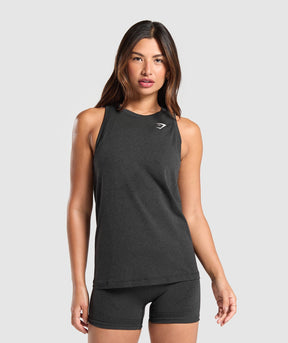 Gymshark Vital Light Tank - Black Marl
