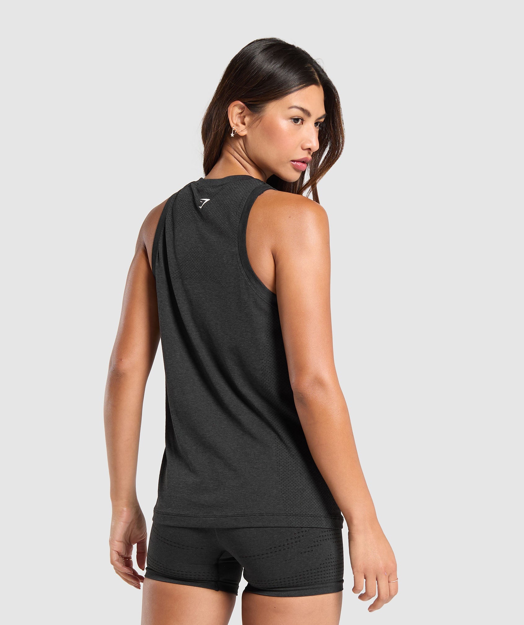 Gymshark Vital Light Tank - Black Marl