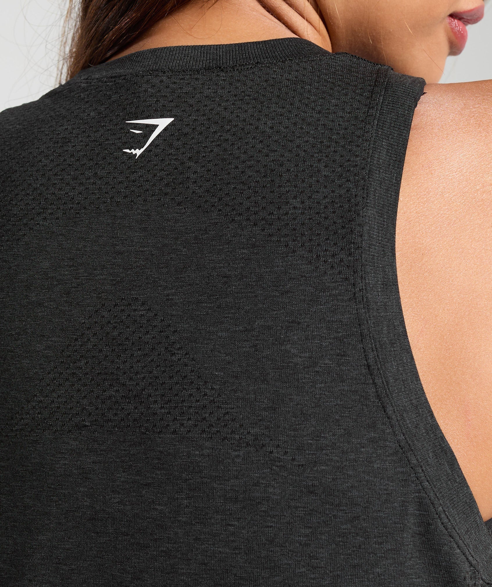 Gymshark Vital Light Tank - Black Marl