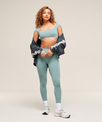 Gymshark Soft Sculpt Cap Sleeve Bralette - Rest Blue