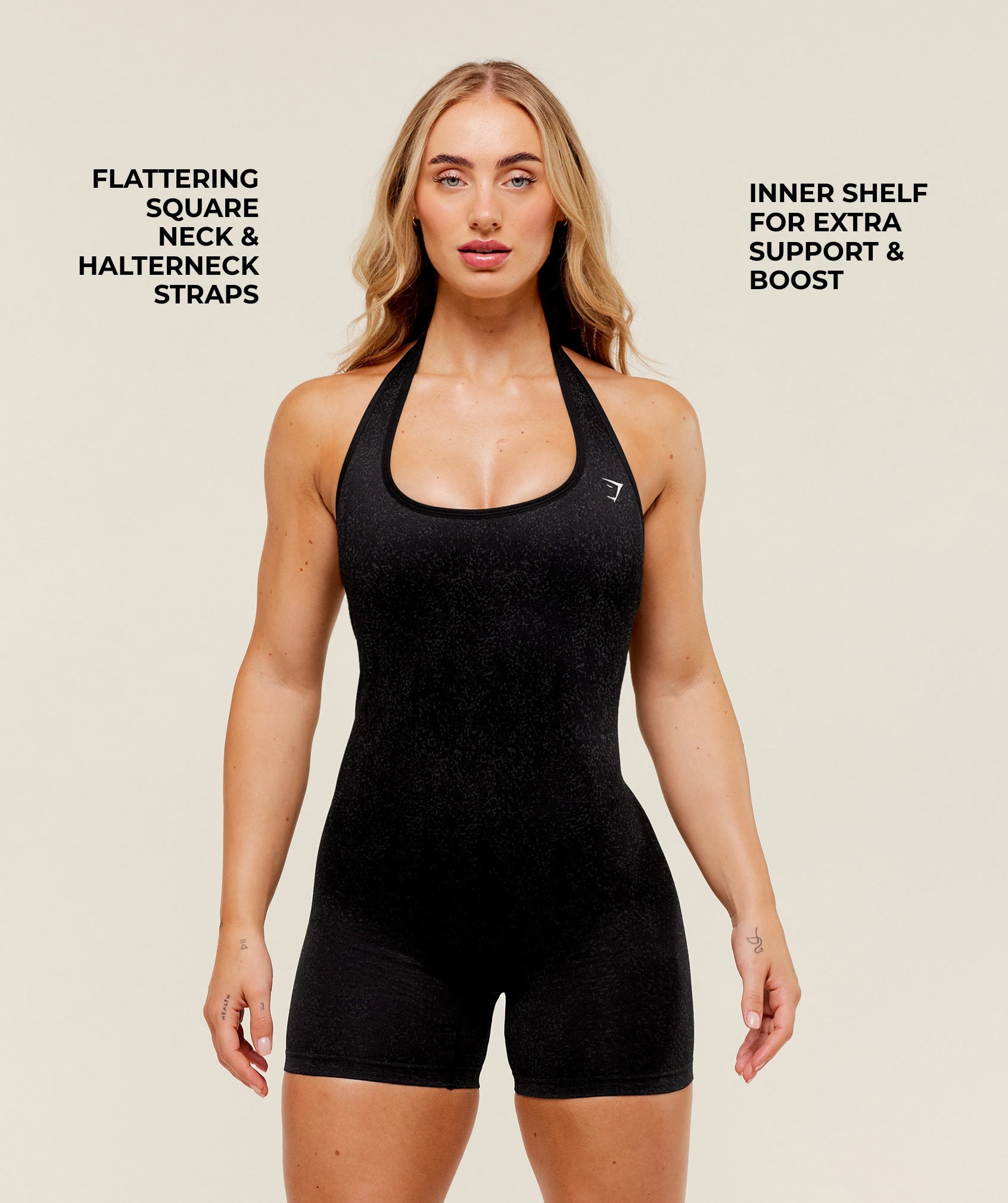 Gymshark Adapt Fleck x Whitney All in One - Black