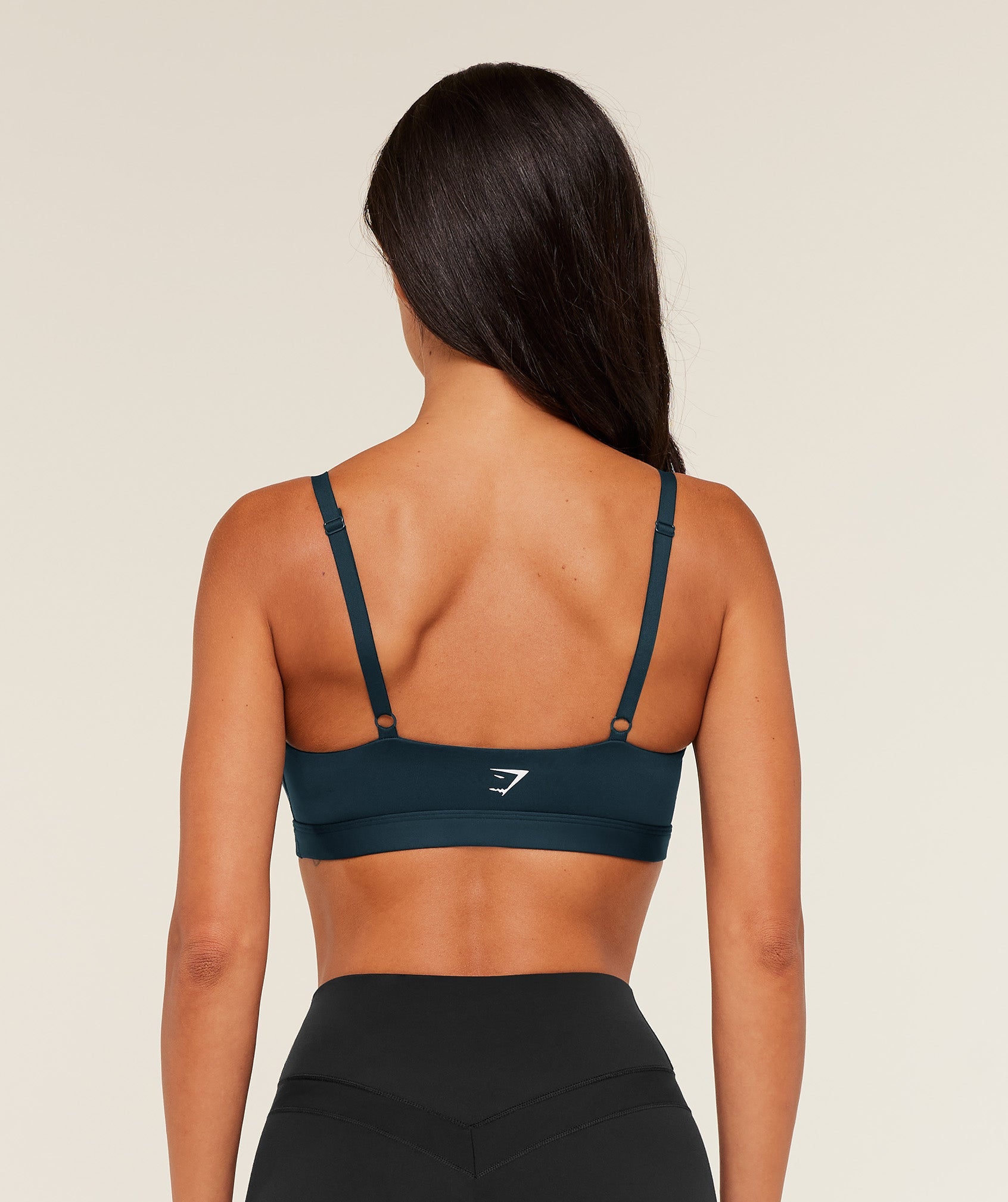 Gymshark Balcony Peekaboo Sports Bra - Deep Petrol Blue