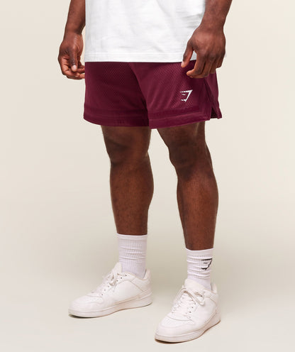 Gymshark Campus Mesh Shorts - Strong Pink
