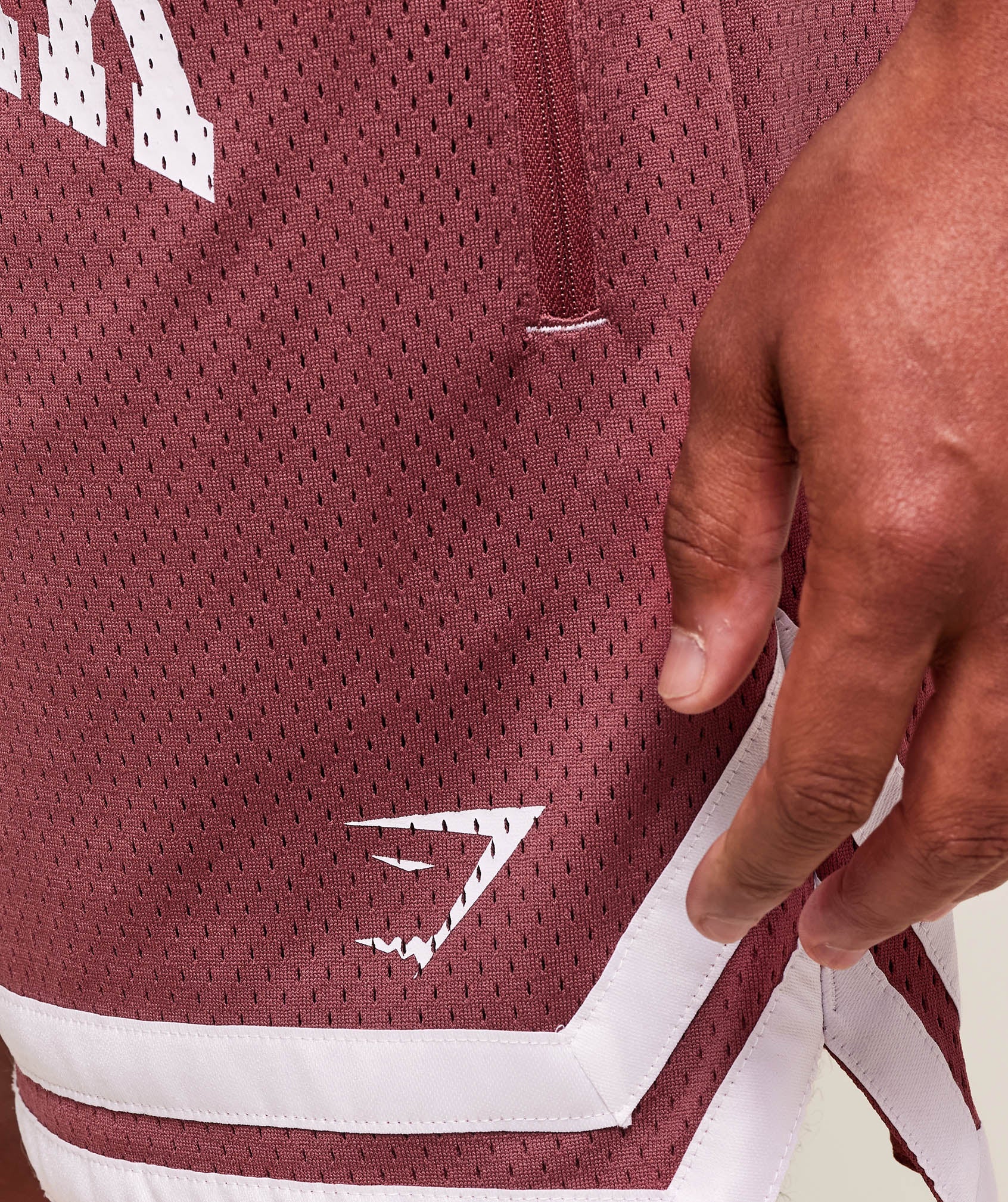 Gymshark Campus Mesh Shorts - Washed Berry Pink