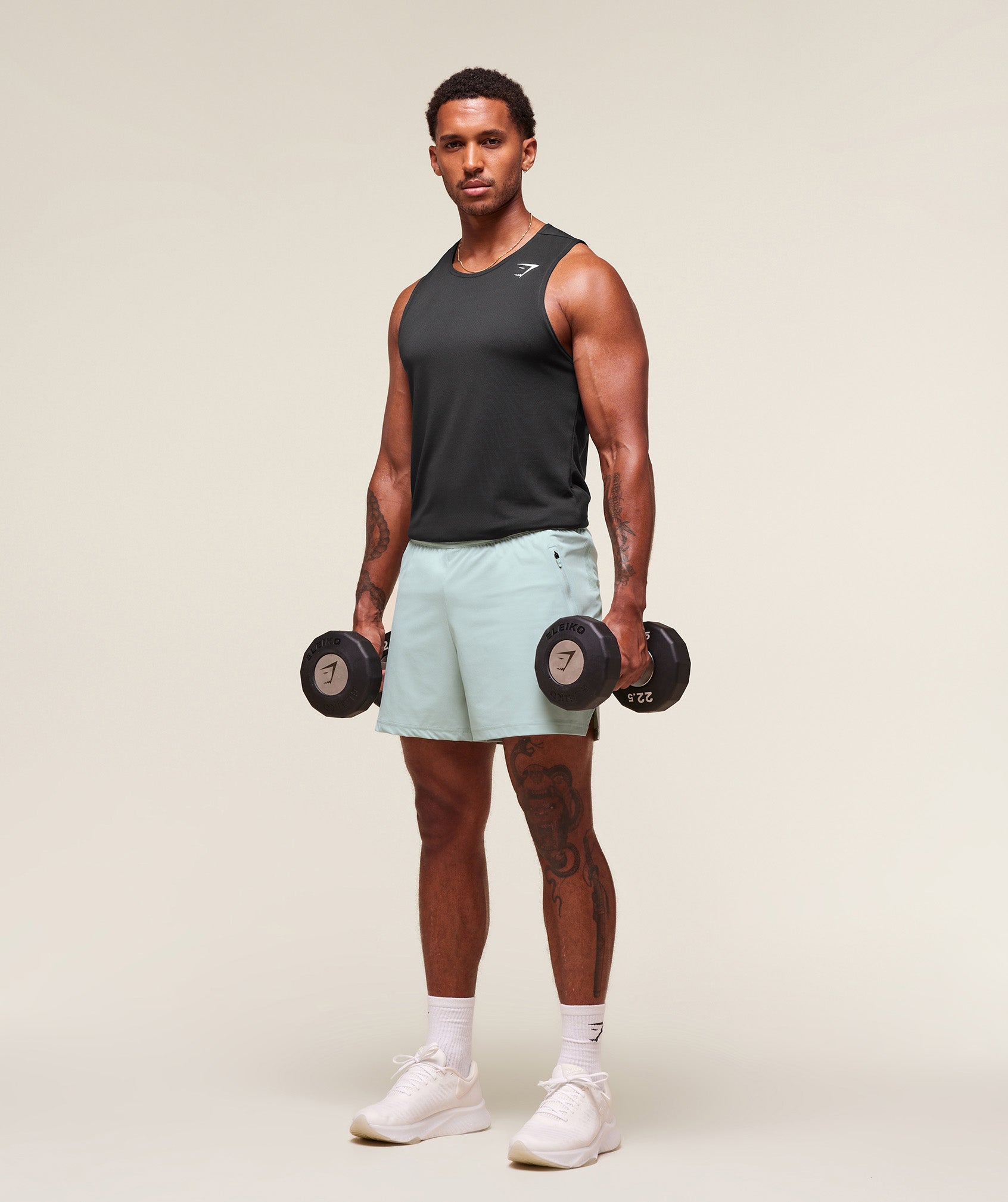 Gymshark Fit Elite 5" Shorts - Morning Blue