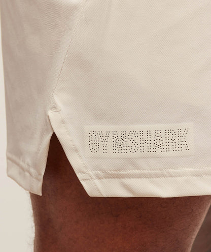 Gymshark Fit Elite 5" Shorts - Oat White