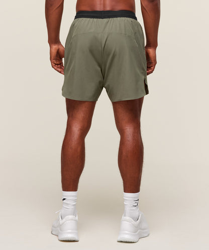 Gymshark Fit Repeat 6" Shorts - Base Green