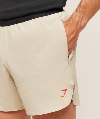 Gymshark Fit Repeat 6" Shorts - Pebble Grey