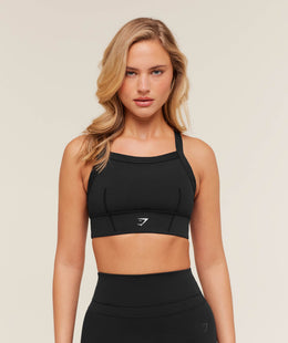 Gymshark Compression Sports Bra - GS Black