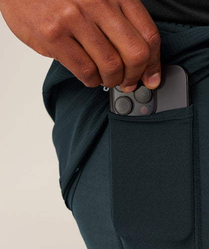 Gymshark Running 4" 2in1 Shorts - Deep Petrol Blue
