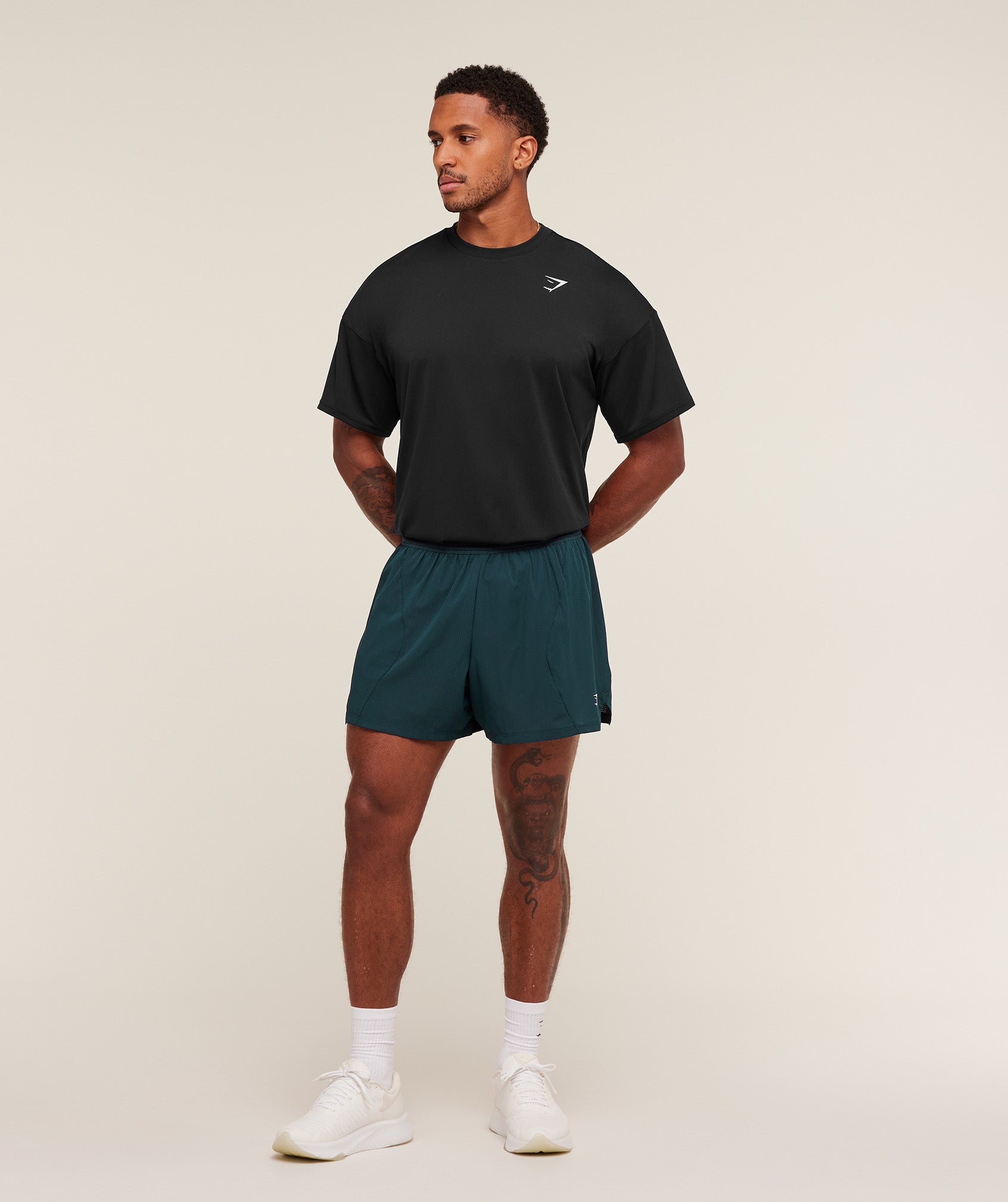 Gymshark Running 5" Shorts - Deep Petrol Blue