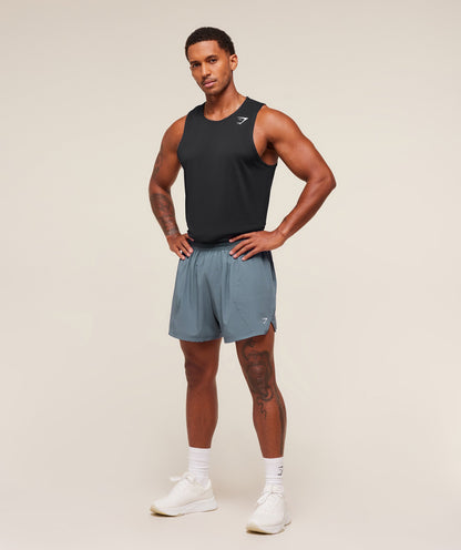 Gymshark Running 5" Shorts - Iron Blue