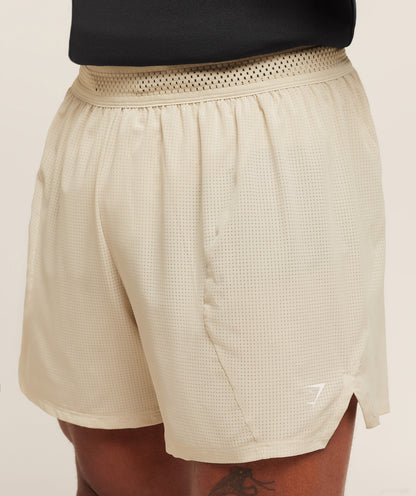 Gymshark Running 5" Shorts - Pebble Grey