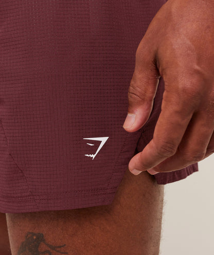 Gymshark Running 5" Shorts - Rich Maroon