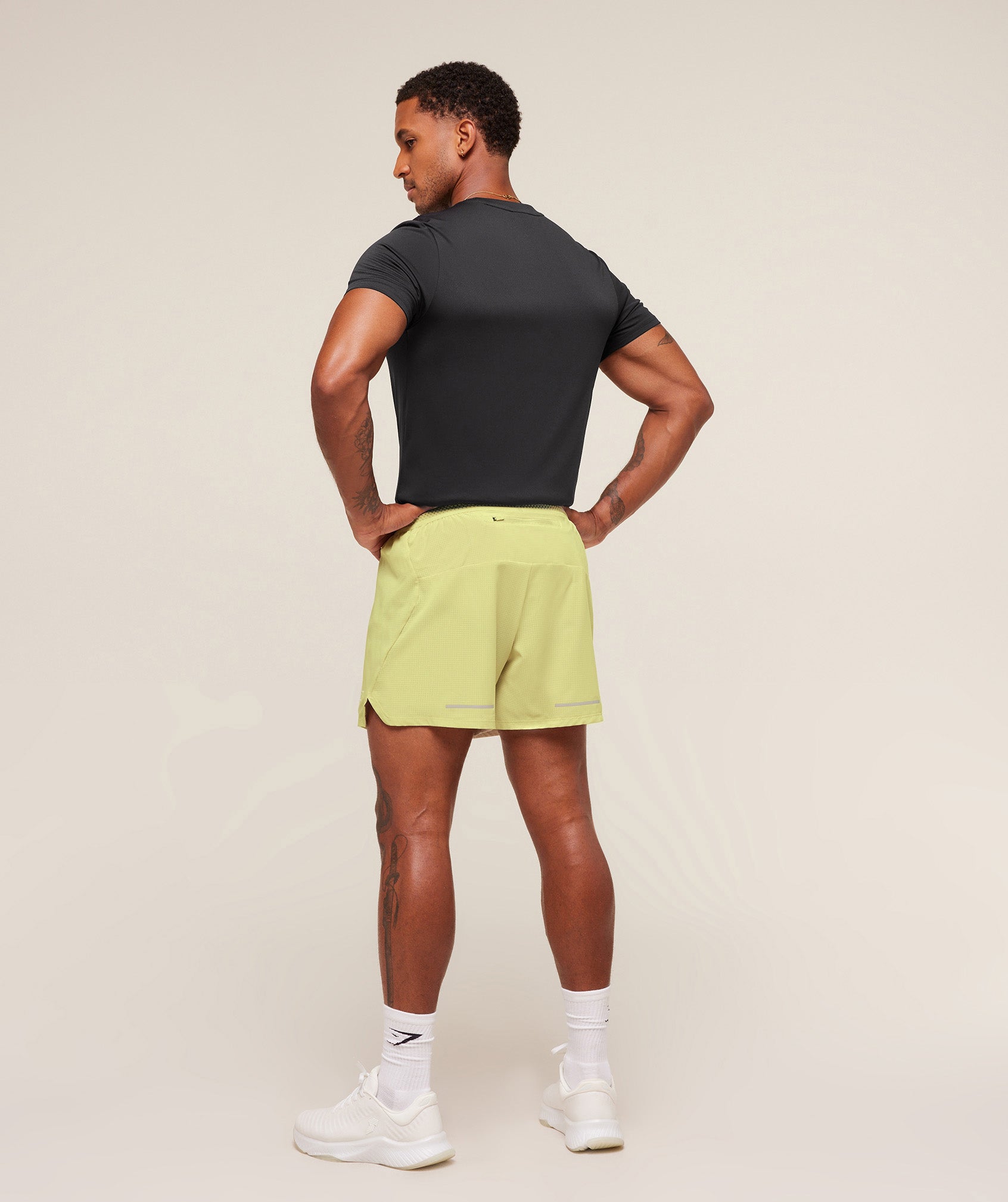 Gymshark Running 5" Shorts -  Sorbet Yellow