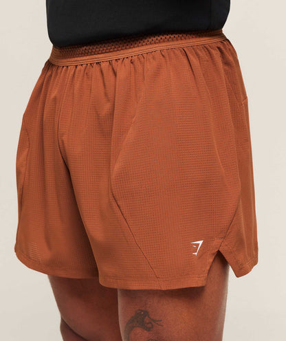 Gymshark Running 5" Shorts - Spiced Brown