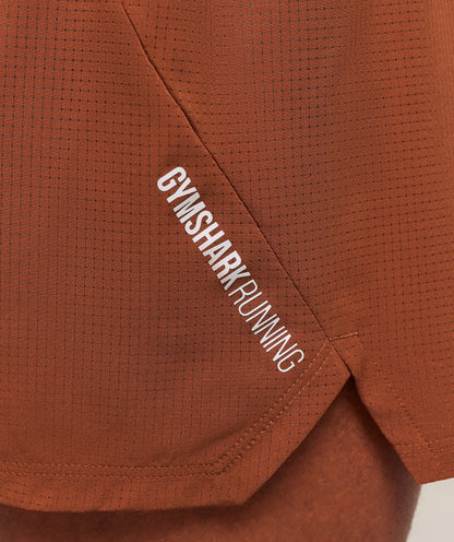 Gymshark Running 5" Shorts - Spiced Brown