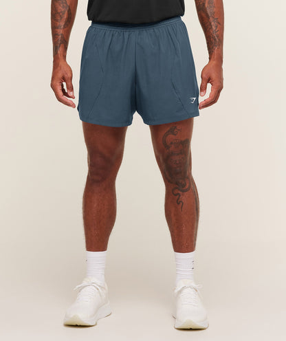 Gymshark Running 5" Shorts - GS Stealth Blue
