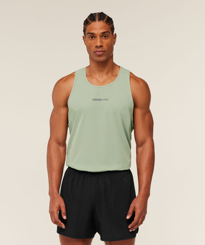 Gymshark Running Tank - GS Haze Green