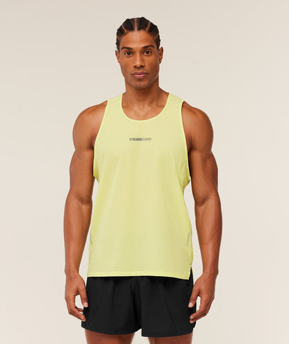 Gymshark Running Tank -  Sorbet Yellow