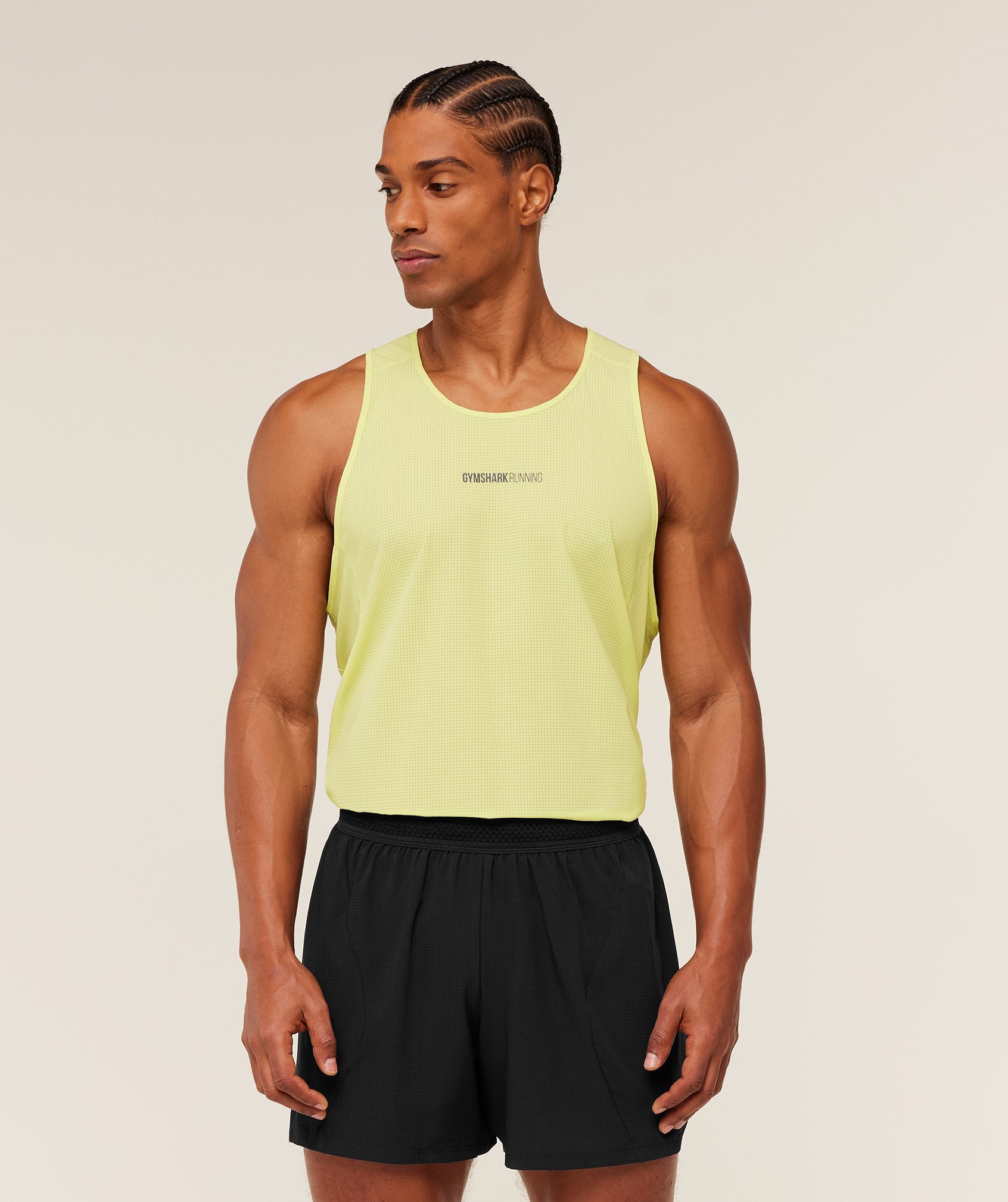 Gymshark Running Tank -  Sorbet Yellow